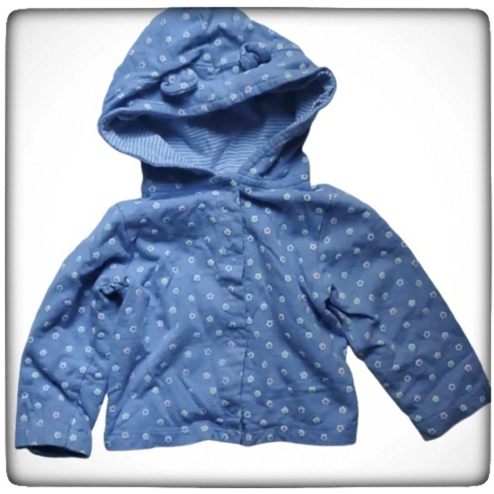Gerber Ligjt Purple Flower Light Jacket-18M